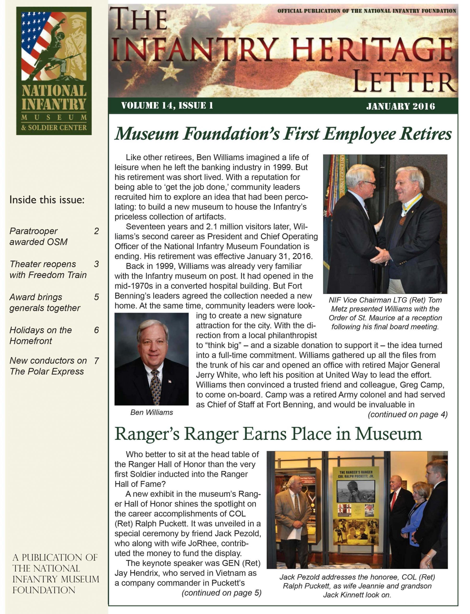 Newsletter - National Infantry Museum & Soldier Center